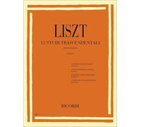 Franz Liszt: 12 Studi Trascendentali per Pianoforte | Spartito per pianoforte solo a cura di Attilio Brugnoli | Raccolta completa dei 12 studi S.139 per tecnica e interpretazione pianistica