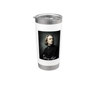 Franz Liszt Compositore Pianista Bicchiere termico in acciaio inox doppia parete