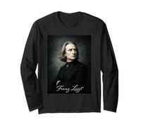 Franz Liszt Compositore Pianista Maglia a Manica