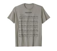 Franz Liszt Dream of Love Vintage Spartito Liebestraum Maglietta
