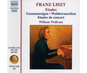 Franz Liszt Etudes, Gnomenreigen, Waldesrauschen (Wolfram) (CD) Album
