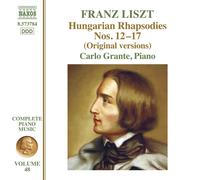 Franz Liszt Franz Liszt: Hungarian Rhapsodies Nos. 12-17 (Original Versions (CD)