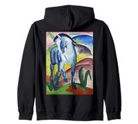 Franz Marc Blue Horse Art Pittura Felpa con Cappuccio