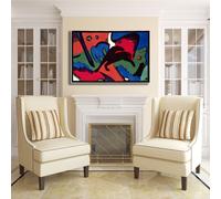 Franz Marc cavaliere azzurro quadro stampa tela dipinto telaio arredo casa