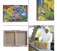 Franz Marc il sogno design quadro stampa tela dipinto telaio arredo casa