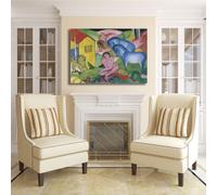 Franz Marc il sogno design quadro stampa tela dipinto telaio arredo casa
