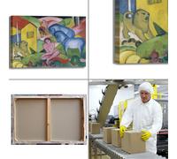 Franz Marc il sogno design quadro stampa tela dipinto telaio arredo casa