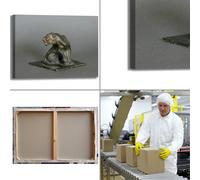 Franz Marc la pantera design quadro stampa tela dipinto telaio arredo casa