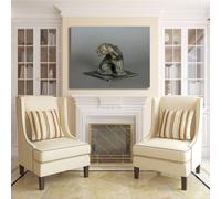 Franz Marc la pantera design quadro stampa tela dipinto telaio arredo casa