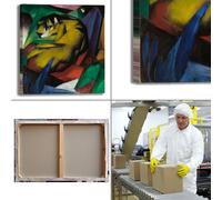 Franz Marc la tigre design quadro stampa tela dipinto telaio arredo casa