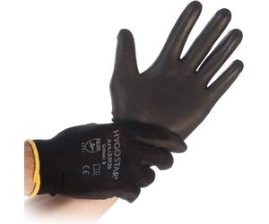 Franz Mensch Black Ace Hygostar 33934 Work Gloves Black