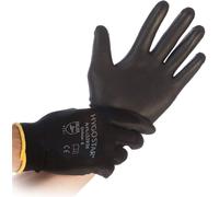 Franz Mensch "Arbeitshandschuh""BLACK ACE"" HYGOSTAR", schwarz, m, 33935