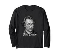Franz Schubert Classic Compositore Ritratto Musica classica Maglia a Manica