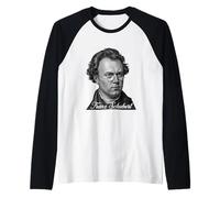Franz Schubert Classic Compositore Ritratto Musica classica Maglia con Maniche Raglan