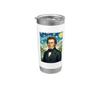 Franz Schubert Compositore Bicchiere termico in acciaio inox doppia parete