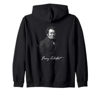 Franz Schubert Compositore Classico Ritratto Felpa con Cappuccio
