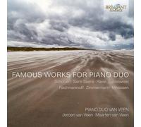 Franz Schubert Famous Works for Piano Duo (CD) Album