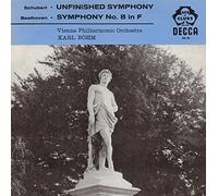 Franz Schubert / Ludwig van Beethoven / Wiener Philharmoniker Conducted By Karl Böhm: Unfinished Symphony / Symphony No. 8 In F - LP, Mono, RP