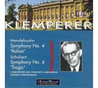 Franz Schubert Mendelssohn: Symphony No. 4/Schubert: Symphony No. 4 (CD) Album