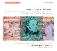Franz Schubert Perspectives On Schubert: The Complete Choral Works for Male (CD)
