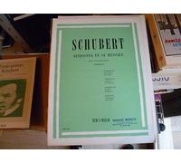 Franz Schubert - Sinfonia si minore Pianoforte Spartito Musicale