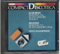 Franz Schubert Sinfonie Nr. 4 D 417 Tragica / Johannes Brahms Sinfonie Nr.1 Op.68 [Otto Klemperer]