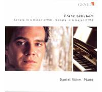 Franz Schubert Sonata in C Minor, Sonata in a Major (Rohm) (CD) Album