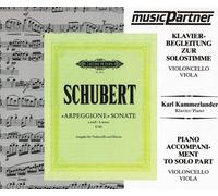 Franz Schubert Sonate a-Moll D821 für Violoncello (CD)