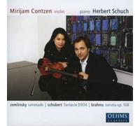 Franz Schubert Works for Piano and Violin (Contzen, Schuch) (CD) Album
