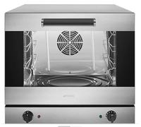 Franza - Forno elettrico professionale acciaio inox per Smeg termoventilato a convenzione 4 teglie libera installazione da appoggio ALFA43X