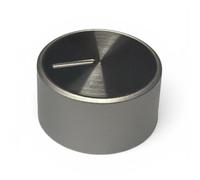 Franza Manopola Thor per Ariston Hotpoint Originale colore argento silver C00521256 488000521256 per piani cottura a 4 e 5 fuochi - M0248 (4)