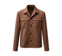 Franzese Collection, ,Jackets ,Uomo ,Marrone ,L Stefano De Martino Overshirt