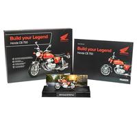 Franzis 67215 - Honda CB 750 - Build Your Legend - a True-to-Life Model Kit with a Scale of 1:24, a Powerful Sound Base Included And a Comprehensive