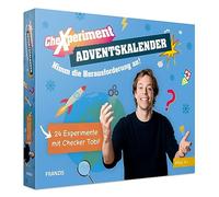 FRANZIS 67220 - Calendario dell'Avvento CheXperiment: accetta la sfida! 24 esperimenti per l'Avvento con Checker Tobi!