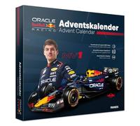 FRANZIS 67245 - Calendario dell'Avvento Oracle Red Bull Racing 2025, modello in scala 1:43, con modulo audio e libro di accompagnamento a 52 pagine