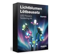 FRANZIS 67260 - Lichtblumen Lötbausatz: Aurora. Ab 14 Jahren.: LED Flowers Soldering Kit: Aurora