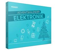 FRANZIS 67400 - Calendario elettronico degli eventi, 24 esperimenti elettronici, set completo con circuito stampato e componenti, incluso libro di accompagnamento di 31 pagine, multicolore