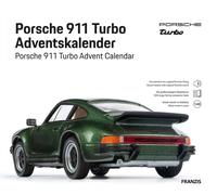 FRANZIS 67233 - Calendario dell'Avvento Porsche 911 Turbo, modello in scala 1:43, con modulo audio e libro di accompagnamento a 52 pagine