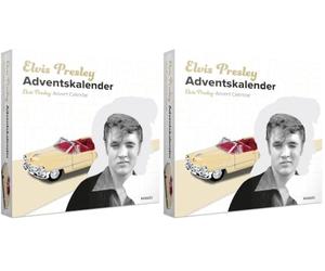 Franzis Elvis Presley 55120-7 Calendrier de l'Avent Convertible à l'échelle 1:38 avec Module sonore et Livre d'accompagnement Multicolore À partir de 14 Ans (Confezione da 2)