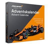 FRANZIS McLaren Racing 67391 - Calendario dell'Avvento 2025, modello in scala 1:43, con modulo audio e libro di accompagnamento da 52 pagine