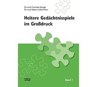 Franziska Steng Heitere Gedächtnisspiele im Großdruck, Bd.1: Mit 20 (Tascabile)
