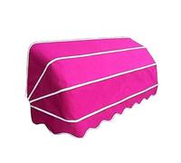 Französisch Faltbare Markise - Wasserdichtes Sonnenschutzdach Teleskopisch und Zusammenklappbar für Garten Terrasse und Balkon (Rosa 135x60x60cm)