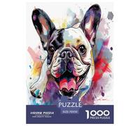Französische Bulldogge Puzzle Da 1000 Pezzi Perfetto Per Appassionati Di Esperti Sfide Difficili Intrattenimento Creativo Regalo Per La Famiglia Regalo Per Adulti E Bambini Da 14 Anni E Più 70x50cm/1