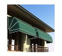 Französische Faltbare Markise - Einziehbare wasserdichte Sonnenschutzabdeckung für den Außenbereich teleskopisch grün 100x60x60cm - Perfekte Dekoration und Schutz!