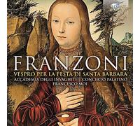 Franzoni Amante - Vespro Per La Festa Di Santa Barbara
