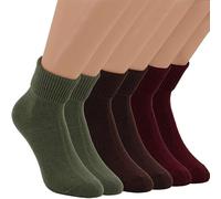 Franzoni Calzino Morbidone, Calzini Donna Morbidoni, Caldi e Comodi con Trattamento Angoretta, Unisex, Promopack - Made in Italy - 3 Paia (Assortito Scuro Moda)