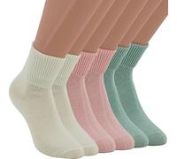 Franzoni Calzino Morbidone, Calzini Donna Morbidoni, Caldi e Comodi con Trattamento Angoretta, Unisex, Promopack - Made in Italy - 3 Paia (Assortito Chiaro)
