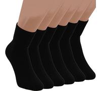 Franzoni Calzino Morbidone, Calzini Donna Morbidoni, Caldi e Comodi con Trattamento Angoretta, Unisex, Promopack - Made in Italy - 3 Paia (Nero)