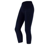 Franzoni Capri Summer Cotton, Leggings Donna in Cotone, Leggings Estivi Tempo Libero, Leggings Sportivi al Polpaccio - Made in Italy (L, Dark)