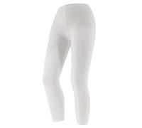 Franzoni Capri Summer Cotton, Leggings Donna in Cotone, Leggings Estivi Tempo Libero, Leggings Sportivi al Polpaccio - Made in Italy (S, Bianco)